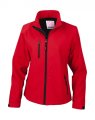 Dames Softshell Jas Result R128F red